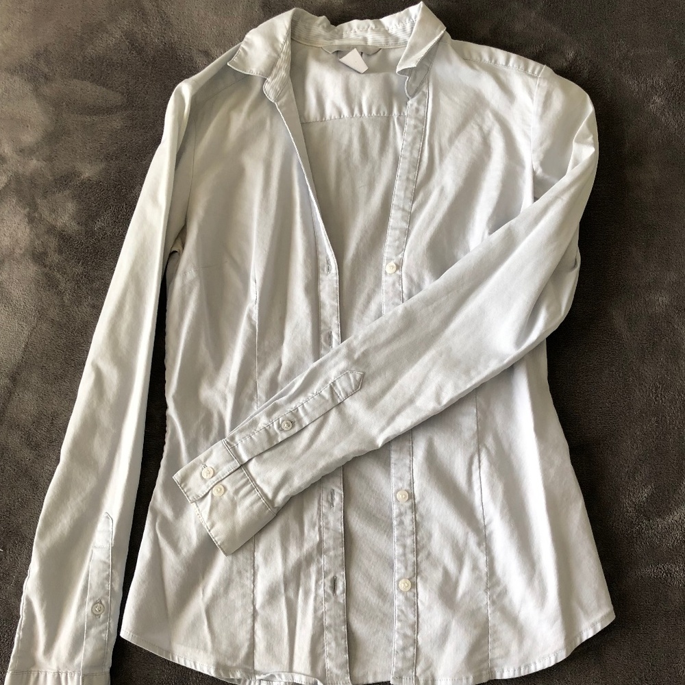 H&M Light Blue Blouse